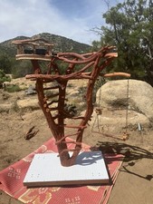 Giant 5 foot tall Manzanita Bird Stand Perch For Large Parrots Cockatoo Macaw