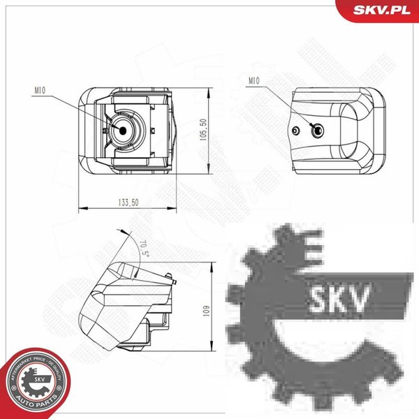 Esen SKV 75SKV283 Lagerung FüR Motor Motorlager Lagerung Motor-image