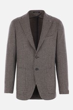 TAGLIATORE Grey Wool Single Breasted Jacket New  Authentic