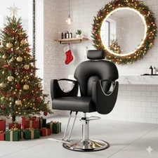 Artist hand Barber Chair Heavy Duty Recline Hydraulic Salon Spa Beauty Equipment