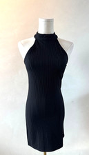 Forever 21 Halter Neck Back Mini Dress NYE Holiday Party Gowing Out Sz S NWT!