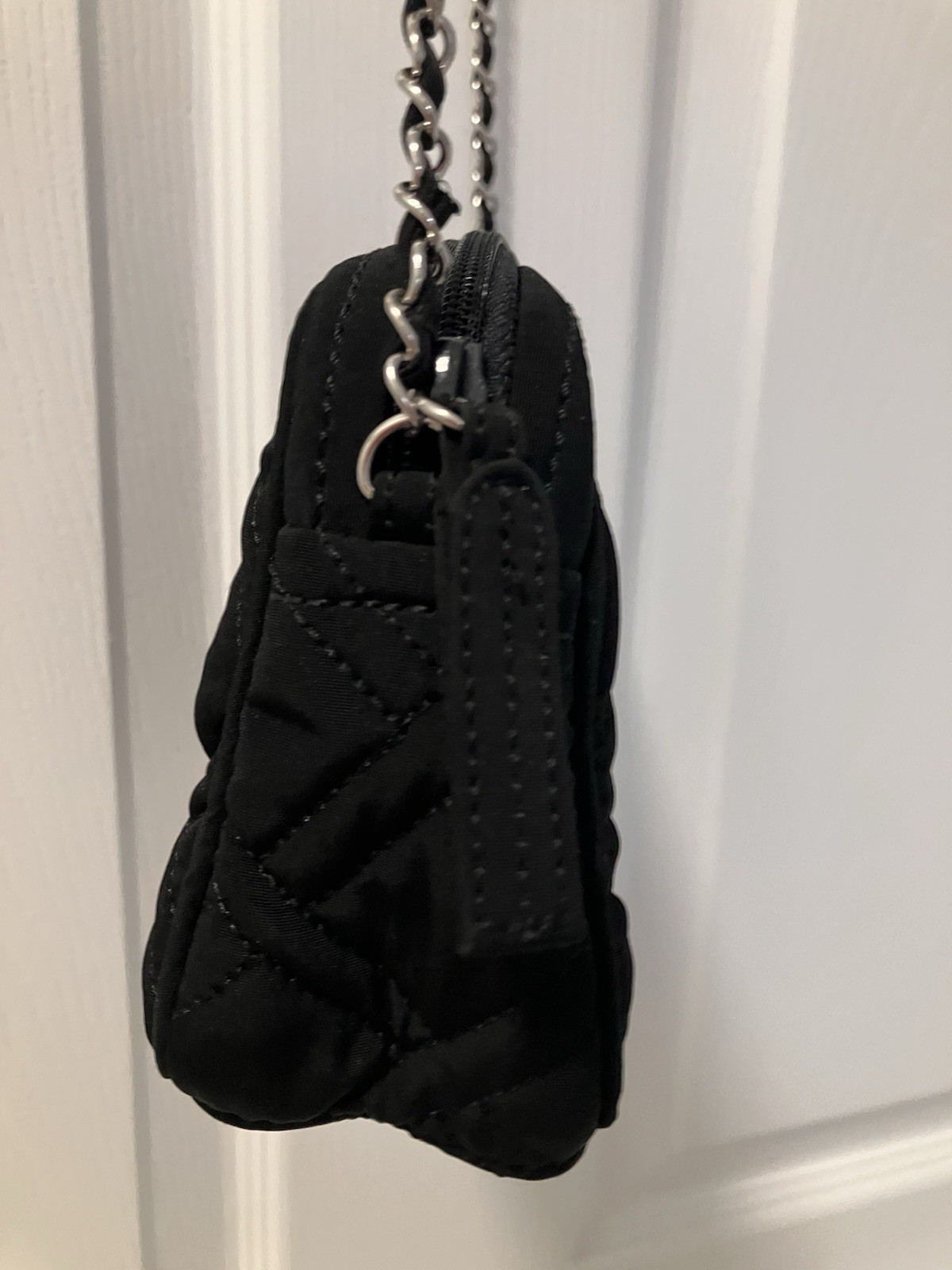 Vera Bradley Small Rectangular Black Quilted Blac… - image 13