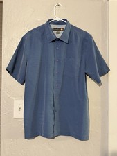 Quicksilver Waterman Collection Short Sleeve Button Up Hawaiian Men's Medium