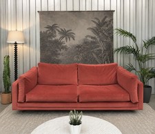 Sofa.com Marco 2.5 Seat Sofa - Brick Clever Velvet (Delivery Available)
