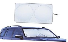 Car Windshield Sun Shade Foldable with Storage Bag, Grey Medium