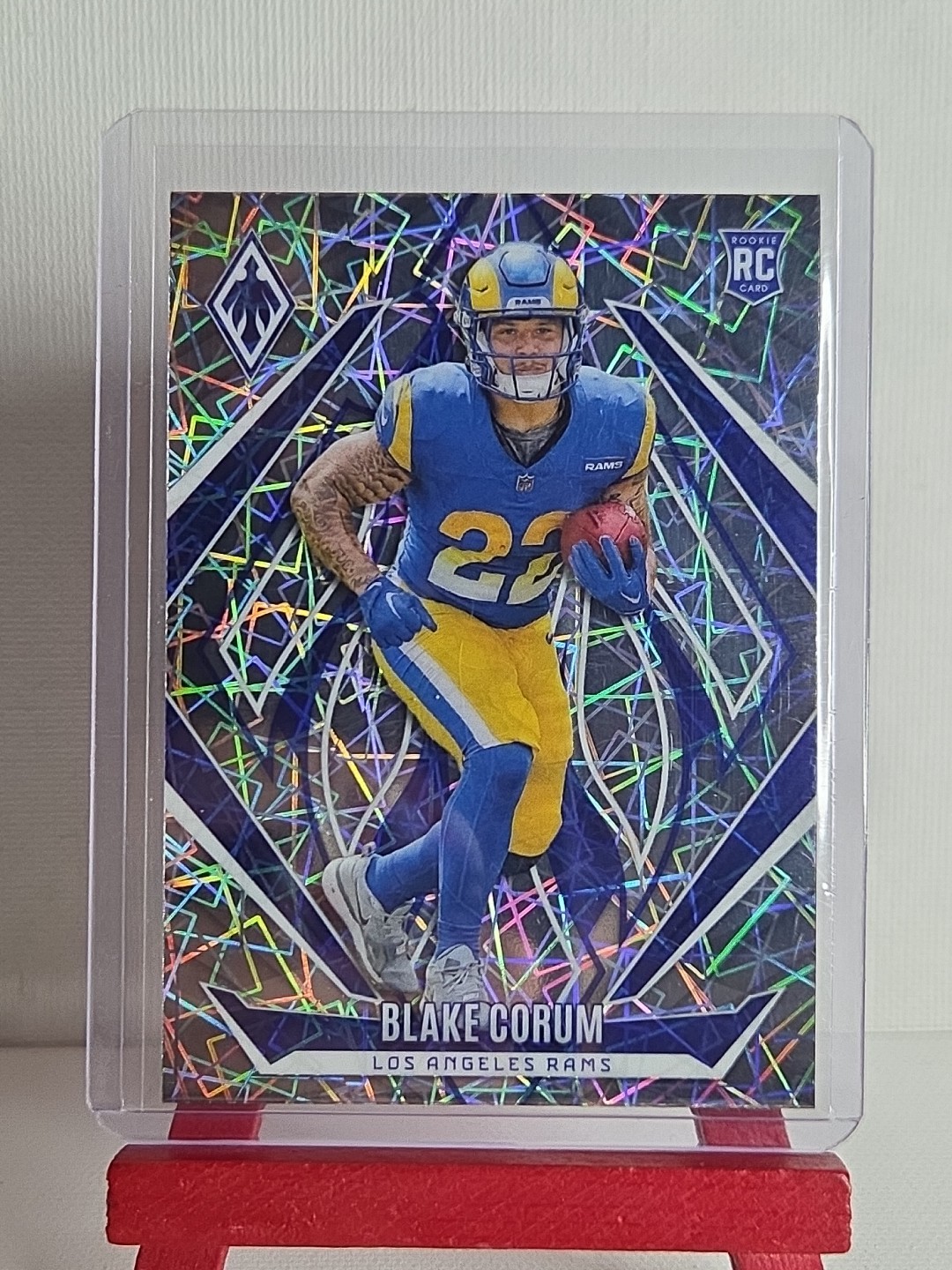 2024 Phoenix Football Blake Corum RC Lazer Parallel #158