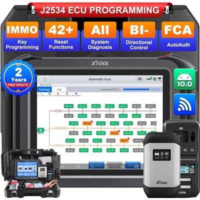 2026 XTOOL X100MAX2 KC501 Auto Key Programmer J2534 Programming Diagnostic Tool 