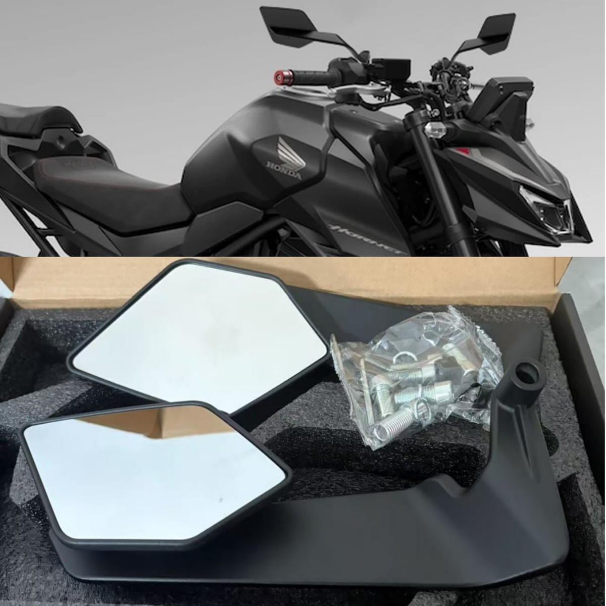 For Kawasaki Z500 Z900 Z800 Z750 Z650 Z400 Z300 Z250 Side RearView