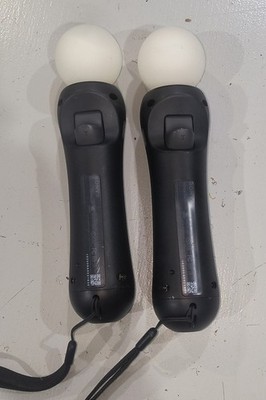 Two Sony PlayStation PS Move Motion Controllers (CECH-ZCM1U) PS3 PS4 VR 
