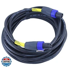 ploYnk Professional Audio Speaker Cable - 12 Gauge (25 Foot, Spea