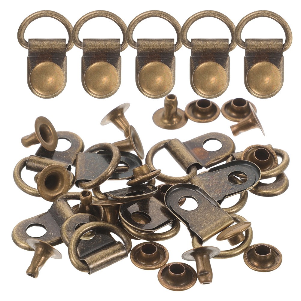 60 Pcs Shoe Accessories Eyelet Hooks for Boots Fasteners Footwear