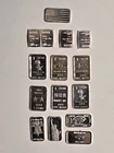 New ListingLot Of Fractional .999 Fine Silver  1gram Bars