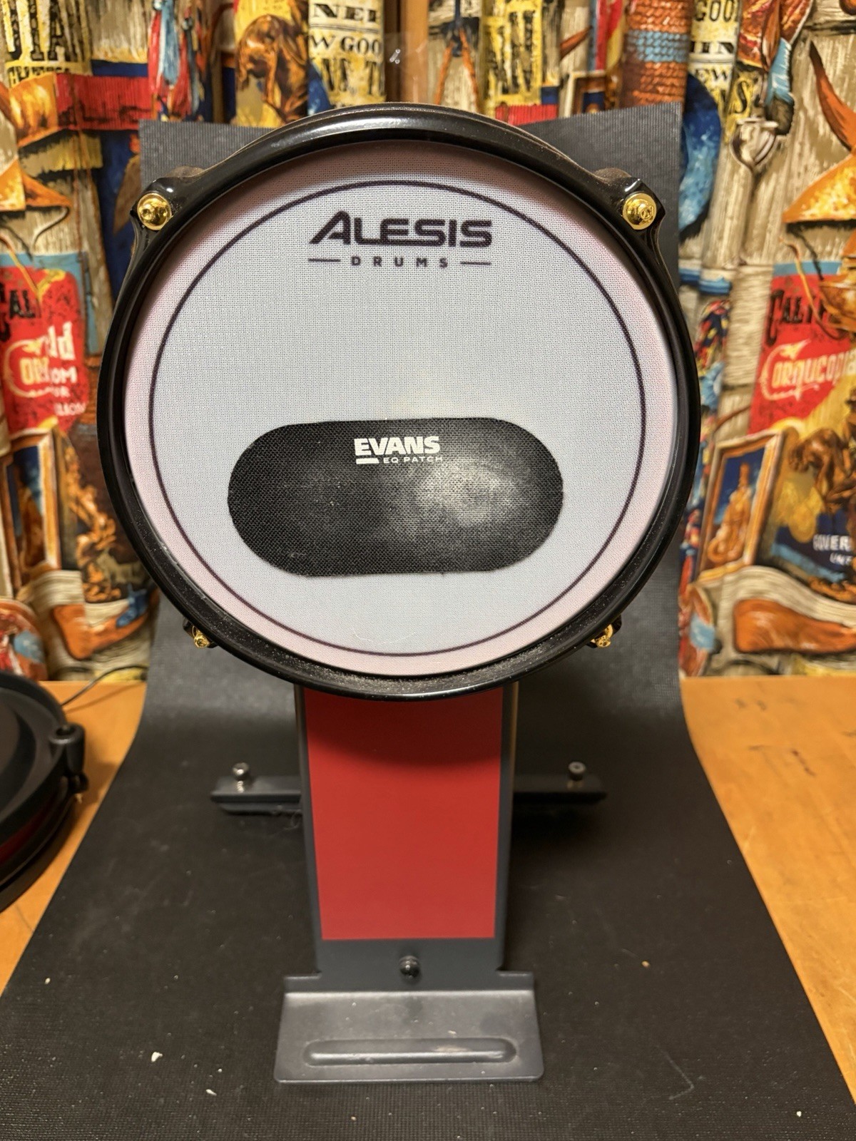 Alesis  8" Mesh Kick Bass Drum Pad Trigger for Crimson II SE DM10  E-Drums Used