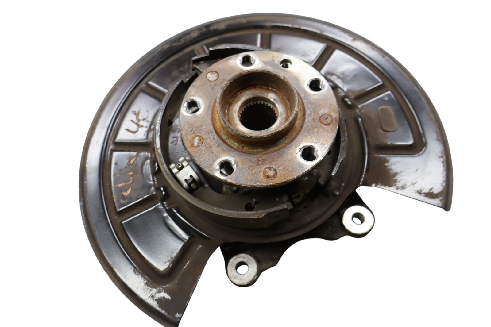 14-17 Maserati Ghibli Rear Left Driver Side Spindle Knuckle Hub 670006804 Oem