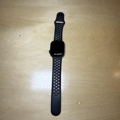 Unlocked Apple Watch Series 7 NIKE EDITION A2473 41MM GPS Black - *READ