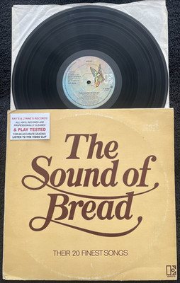Bread  The Sound Of Bread Their 20 Finest Songs Vinyl LP TESTED EX/VG VIDEO CLIP