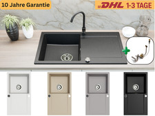 Granitspüle Element 90×50 cm  Set mit Spira...