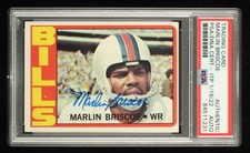 Marlin Briscoe Signed 1972 Topps #30 RC - Rookie Card - (PSA). rookie card picture