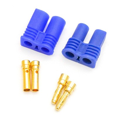 10pcs EC2 Connectors 2mm Banana Plug Bullet Connector (5x Male / 5x Female Conne