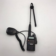Baofeng 5RX Amateur Radio Walkie Talkie w Mic Antenna Untested No Charger