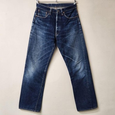 WAREHOUSE 1001XX Early Buffalo Patch Selvedge Jeans W30 Japan Vintage Rare