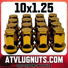 16 Bulge Lug Nuts 2009, 2014 Arctic Cat 400 TRV 2013 Core ATV Wheel Rim Nut