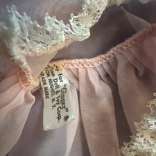 Vintage 1950s Ginger Cosmopolitan Doll Pink Sheer Robe