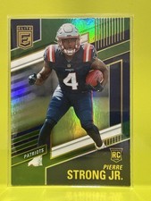 2022 Panini Donruss Elite Rookie Green Pierre Strong Jr. #163 Patriots Football