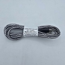 Wireless Gear 6 ft micro usb sync and charge cable. Fabric material.