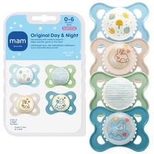 MAM Original Baby Pacifiers 0-6 Months, Binky for Newborn Babies, BPA-Free Skin