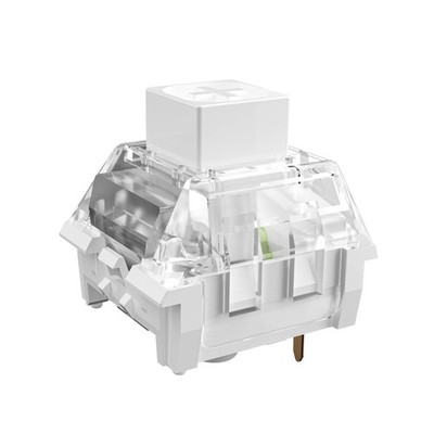 108PCS Kailh Box White Pro Switch, Clicky, 3-pin 45gf, 80M, MX, Waterproof