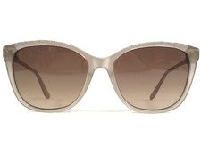 Juicy Couture Sunglasses JU635/G/S DXQHA Beige Glitter w/ Brown Gradient Lenses