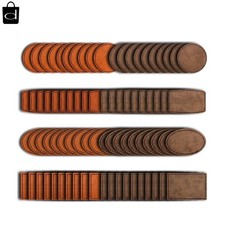 80PCS Blank Hat Patches Laserable Square Rustic Leatherette Patch Adhesive Faux
