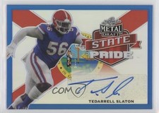 2021 Leaf Metal Draft State Pride Blue Rainbow 13/35 Tedarrell Slaton Auto n0c