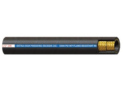 Extra High Pressure Hydraulic Hose 1'' 2SK 3250 PSI WP Flame Resistant