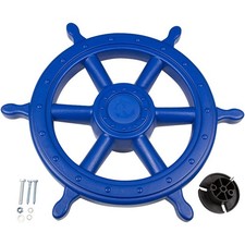 SWING SET STUFF SHIPS WHEEL BLUE playset fort accessory toys pirate child 0230