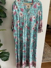 Stunning Dreamcatcher Boho Maxi Dress Ladies Size 10