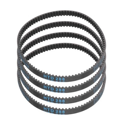 4pcs HTD-3M Rubber Timing Belt 96 Teeth 288mm Pitch Length x 6mm Width