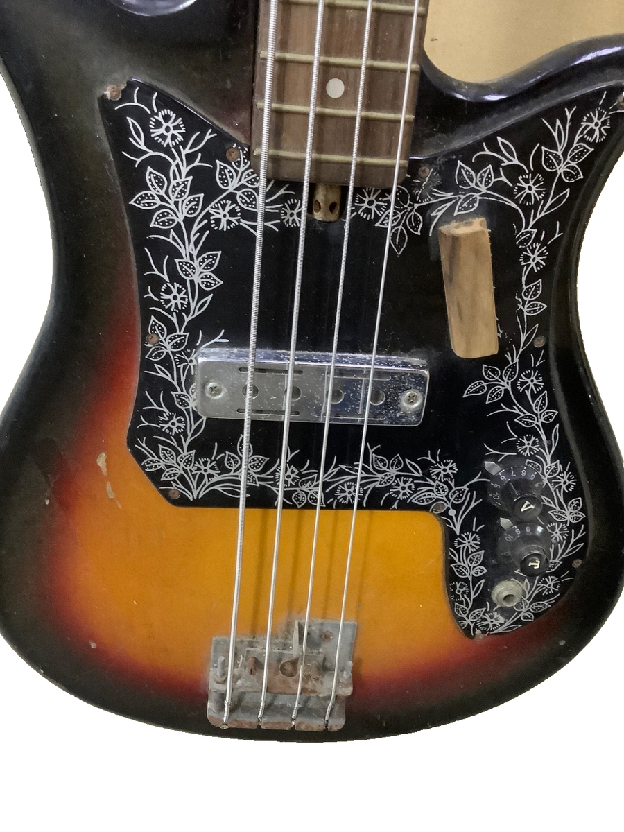 VINTAGE TEISCO TULIP BASS GUITAR | eBay