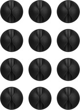 12PCS Black Adhesive Cable Clips Cord Organizer for Wire Management 
