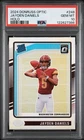 2024 PANINI DONRUSS OPTIC SILVER HOLO #248 JAYDEN DANIELS ROOKIE RC GEM PSA 10