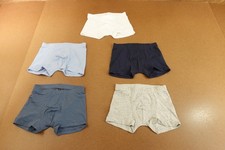 H M Boys Size 8/10 Multicolor Cotton Jersey Boxer Brief Underwear 5 Pieces New