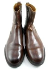 Allen Edmonds "TOMPKINS" Men's Chelsea Leather Zip Up Boots 13 D  BROWN (856N)