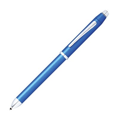 Tech3+ Engraved Refillable Multi-Function Ballpoint Pen with Stylus, Medium Ball