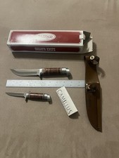 Scarce NOS Western Camillus USA WL286 Settler Combo Knife Piggyback Set L66 L628