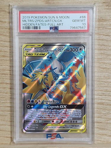 Moltres & Zapdos & Articuno-GX graded PSA 10 for sale on eBay