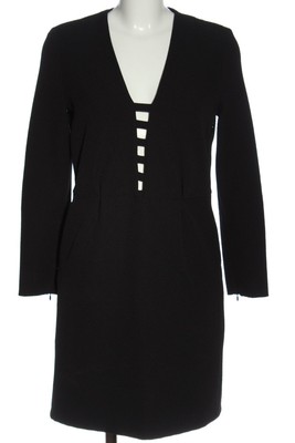 HOSS INTROPIA Langarmkleid Damen Kleid Gr. DE 40 schwarz Casual-Look