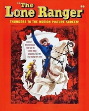 650025 1956 The Lone Ranger Starring Clayton Moore Wall Print Poster