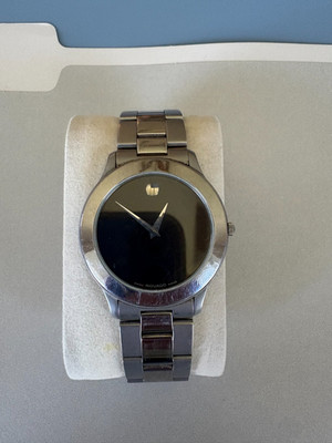 movado mens watch used