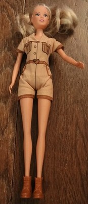 Vtg Simba Steffi Love Zoo Animal trainer Blonde 12'' Fashion Doll in Outfit Boots